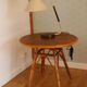 Round rattan coffee table tripod 535mm
