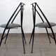 Cinderella folding chair pair by Yamakato, 1980s.