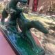 Art Deco sculpture by Charles Lemanceau, Two Greyhounds, Saint Radegonde.