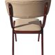 Chaise, cuir crème clair, pologne, 1960s