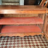 Old low sideboard in cherry wood