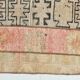 Tapis Runner Vintage Patchwork, Motifs Tribaux, Tons Pastel & Terre, 66x265 cm