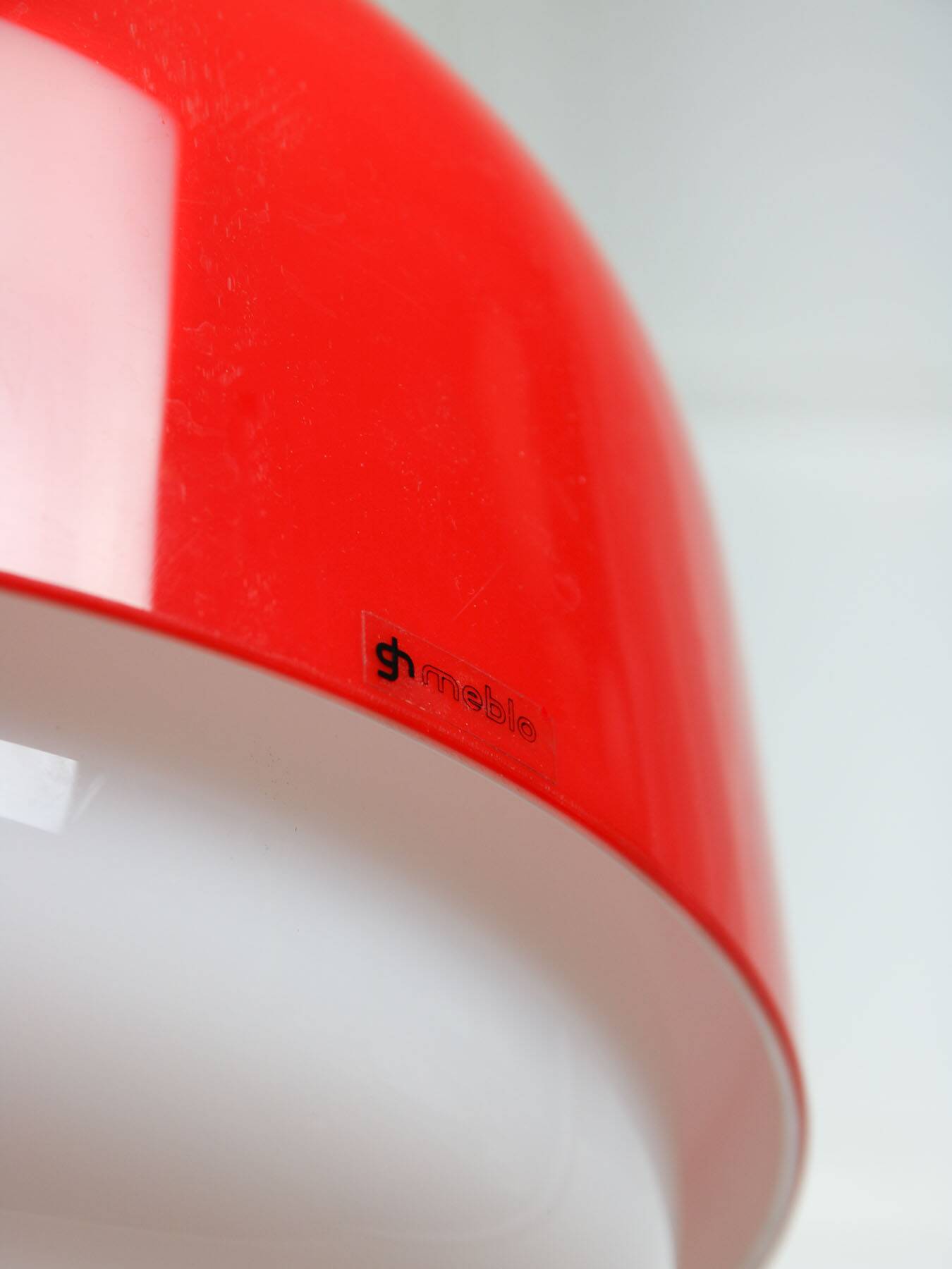 Space-age Red Medusa Pendant Lamp by Luigi Massoni for Guzzini, 1970s