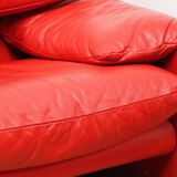 Maralunga armchair and ottoman by Vico Magistretti for Cassina