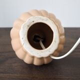 Swirl ceramic round lamp base