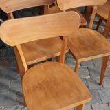 Set of 10 bistro chairs