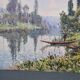 Georges Planes (1897-1977) Valley Landscape, Riverbank (double-sided)