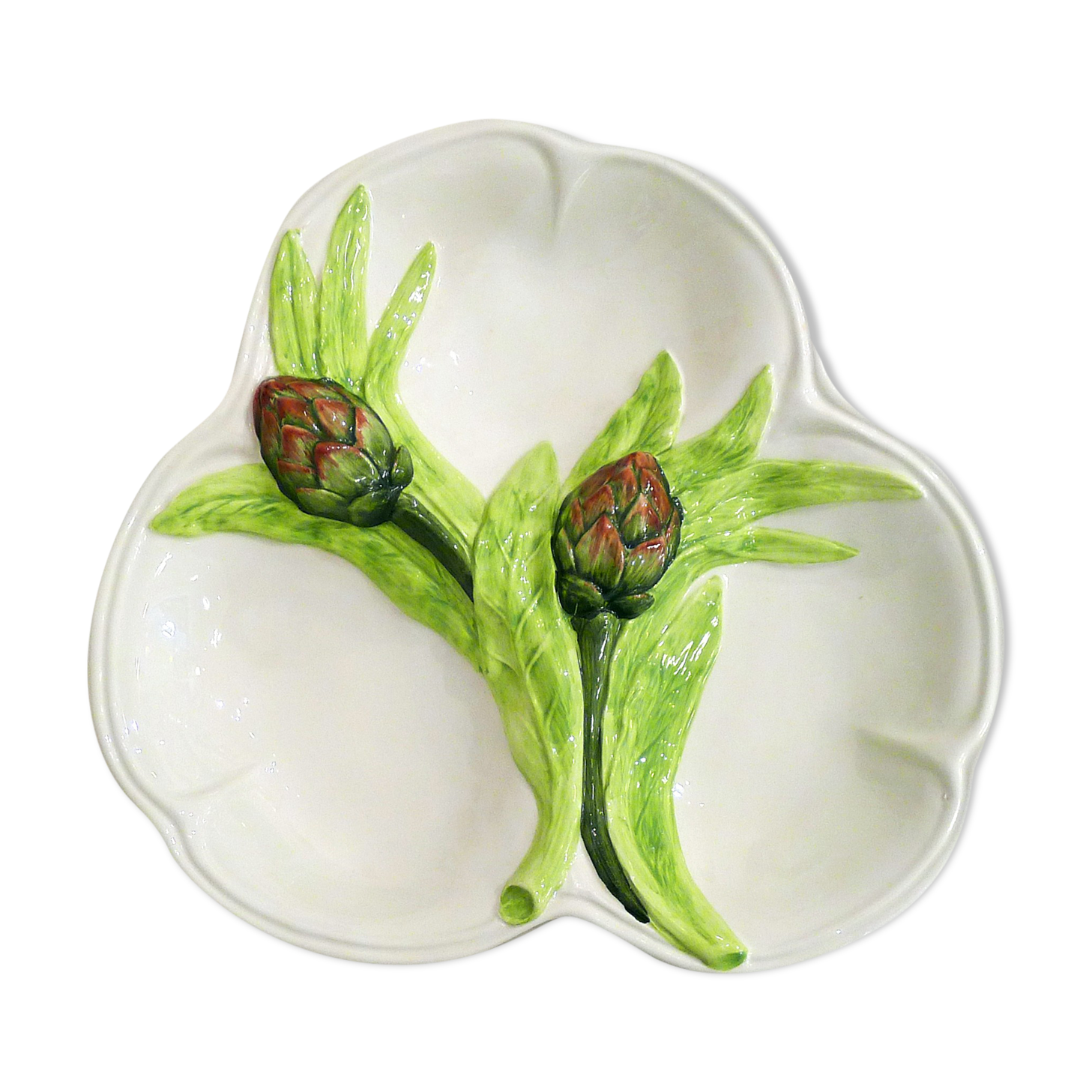 Dish dabbling artichokes