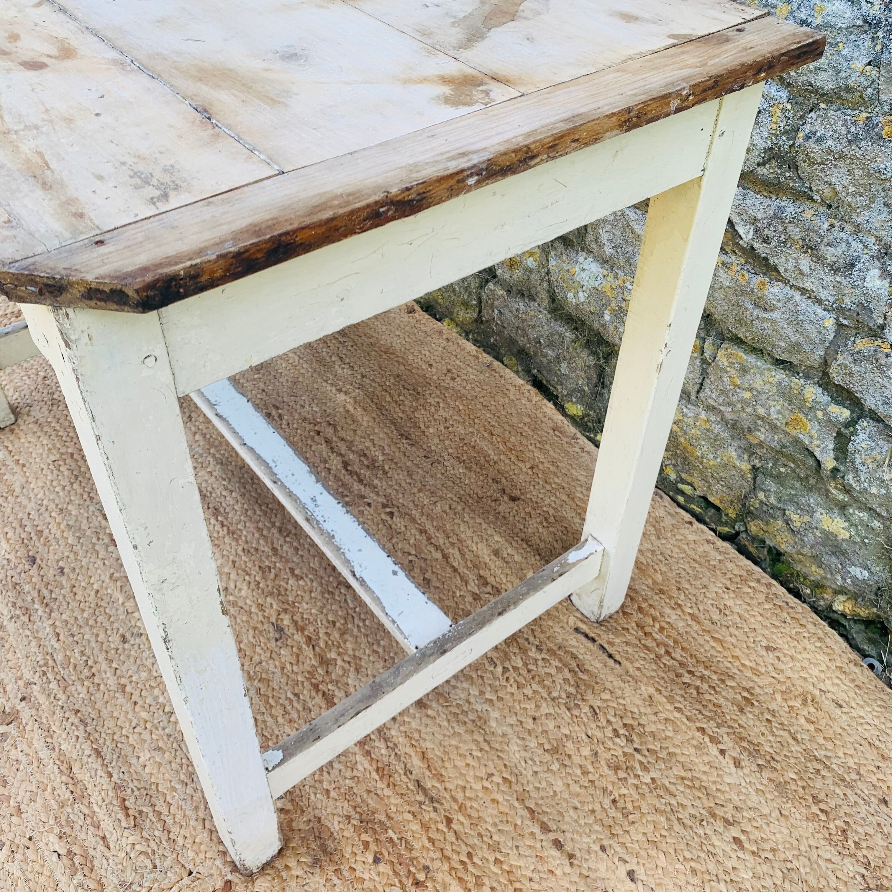 Old farmhouse table
