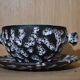 Mussara soup bowl and saucer from Vallauris