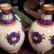Desvres by Henri Delcourt: pair of signed Art Deco vases.