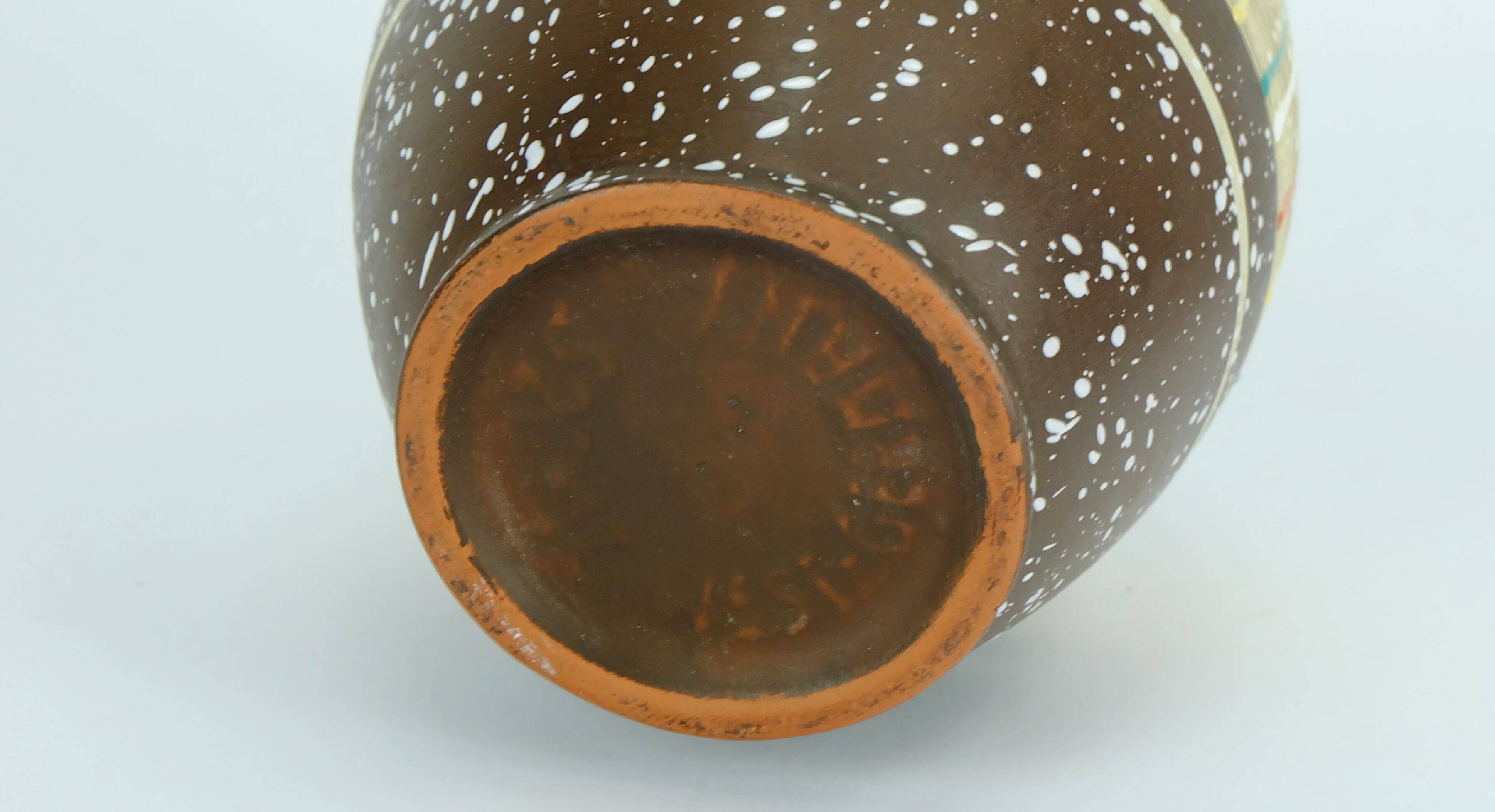 carstens mid century VASE multicolored decor model 526-17