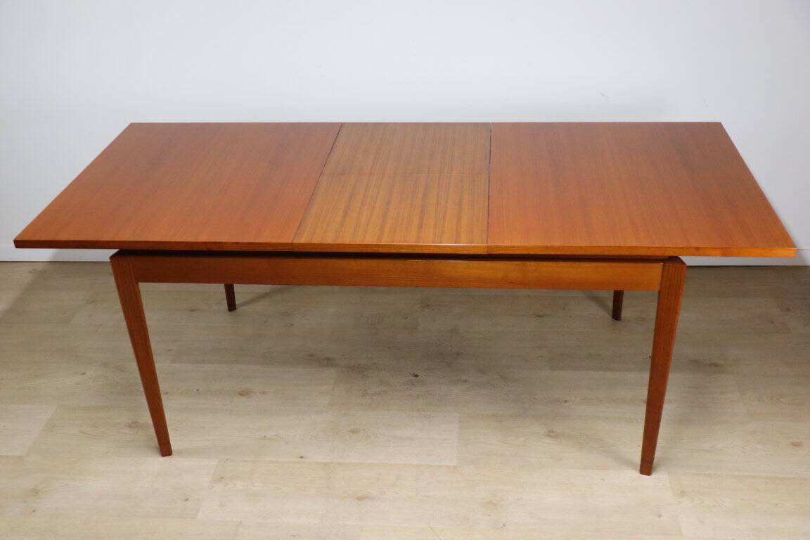 Vintage extendable teak dining table - 1960