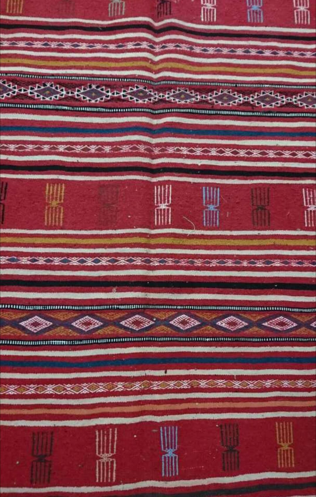 Berber carpet in wool 100x205cm