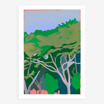 Bois Rouge - Limited edition art print (A3)