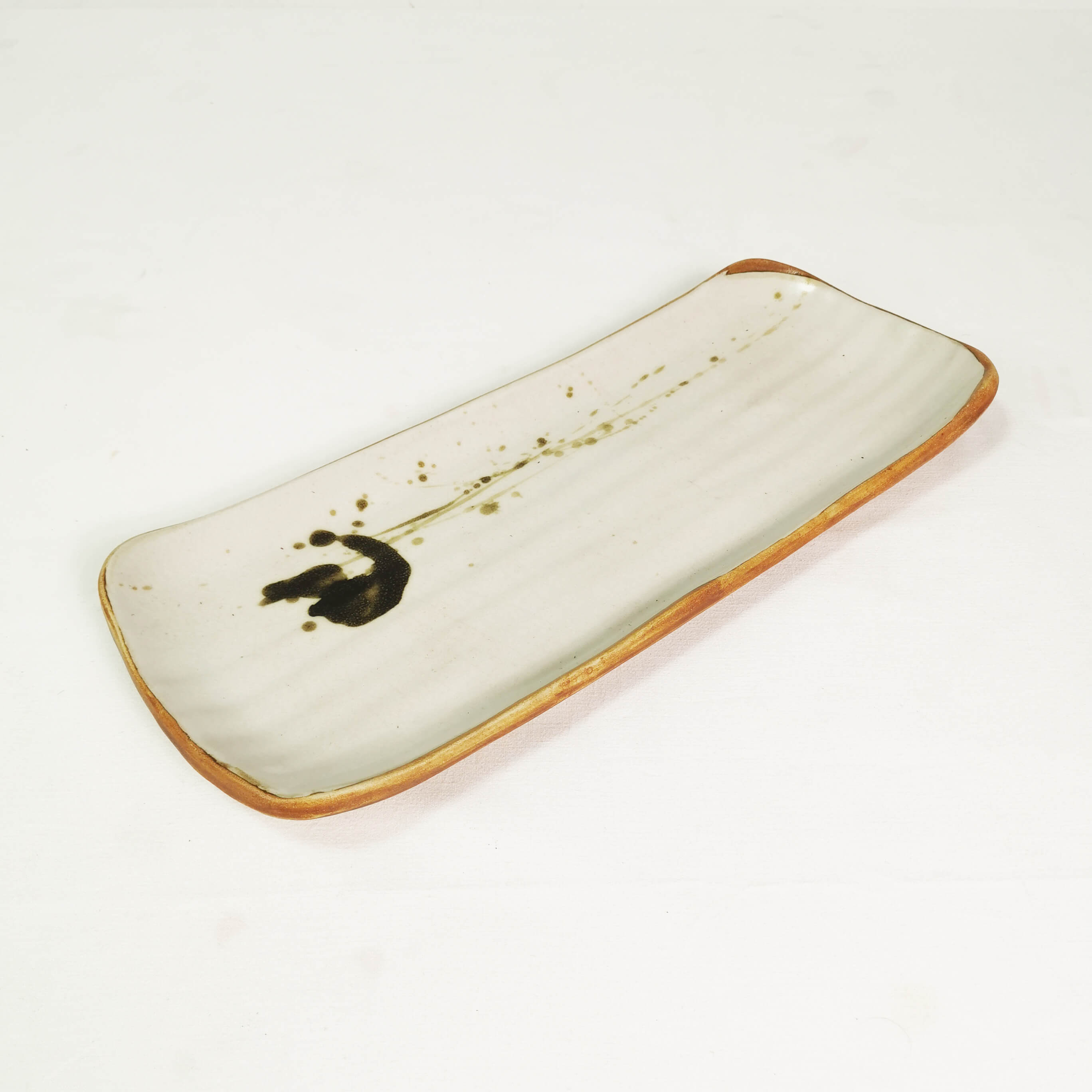 Plateau de céramique, Colombe, France, années 60