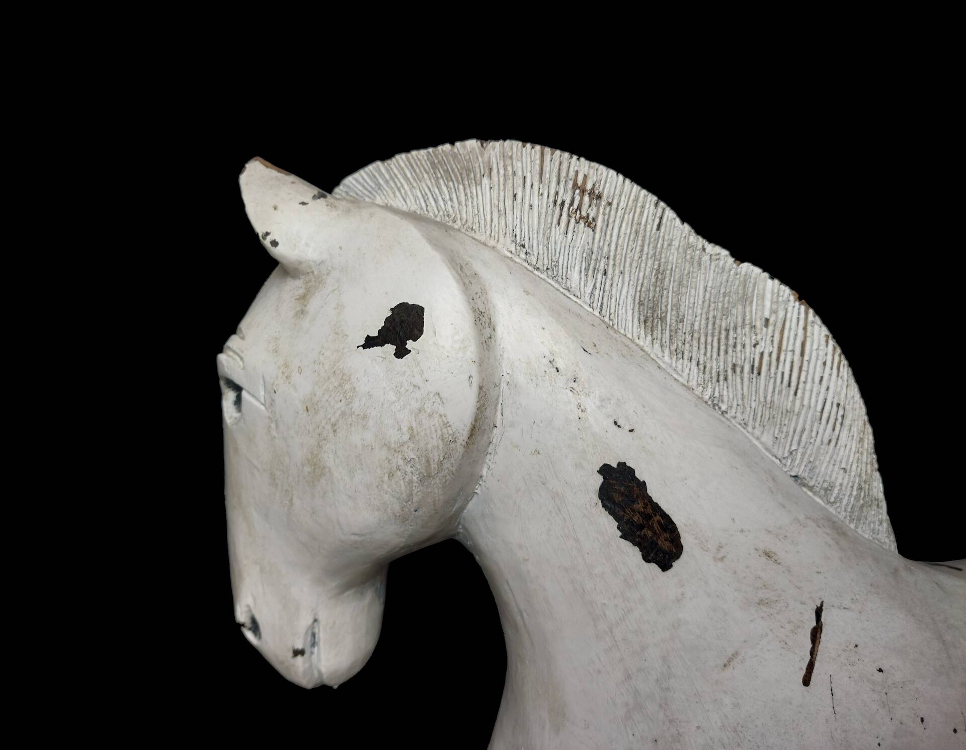 Carved wooden horse – Folk Art