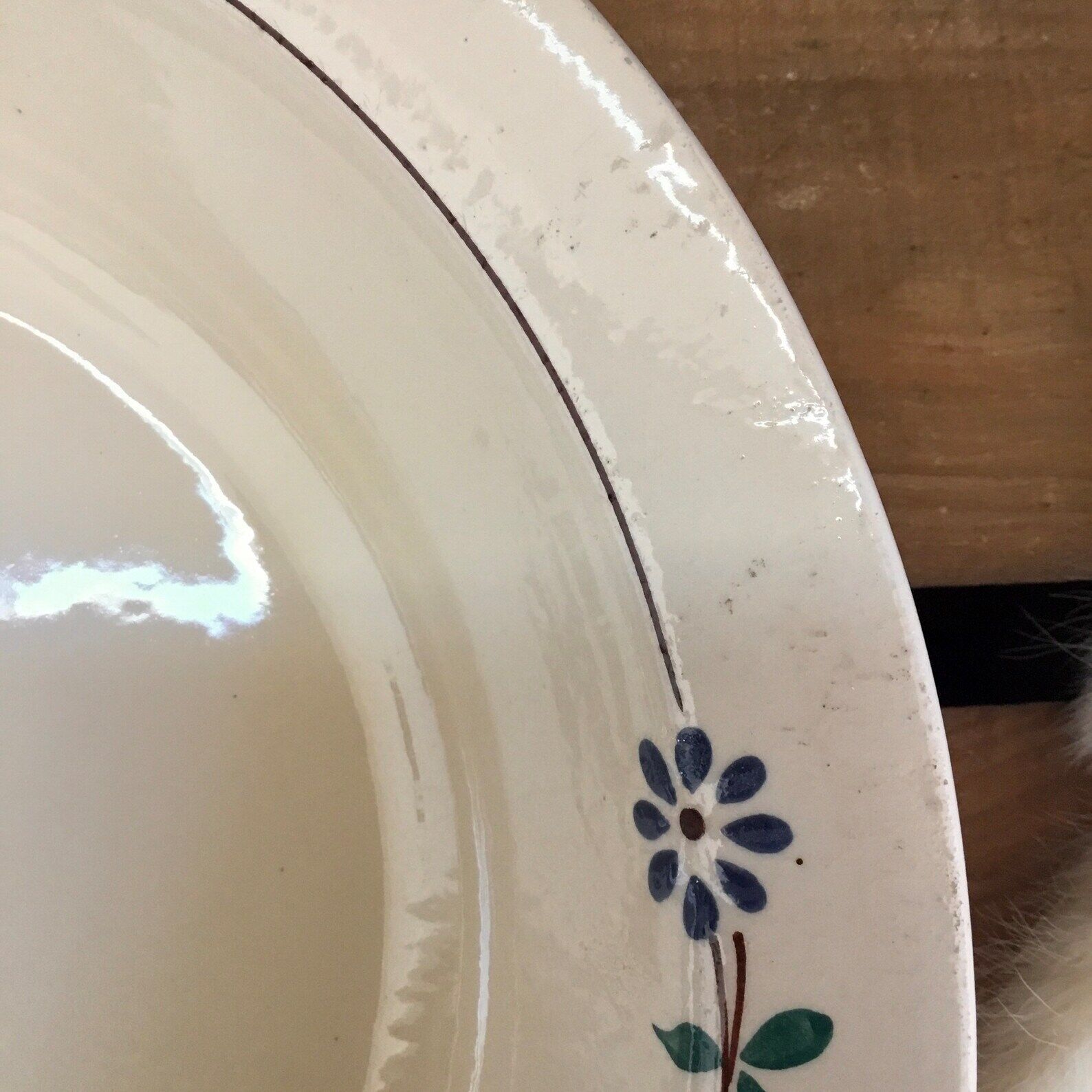 Hollow dish Moulin des Loups Orchies vintage