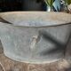 Beautiful and large old basin, 70-litre zinc vat.