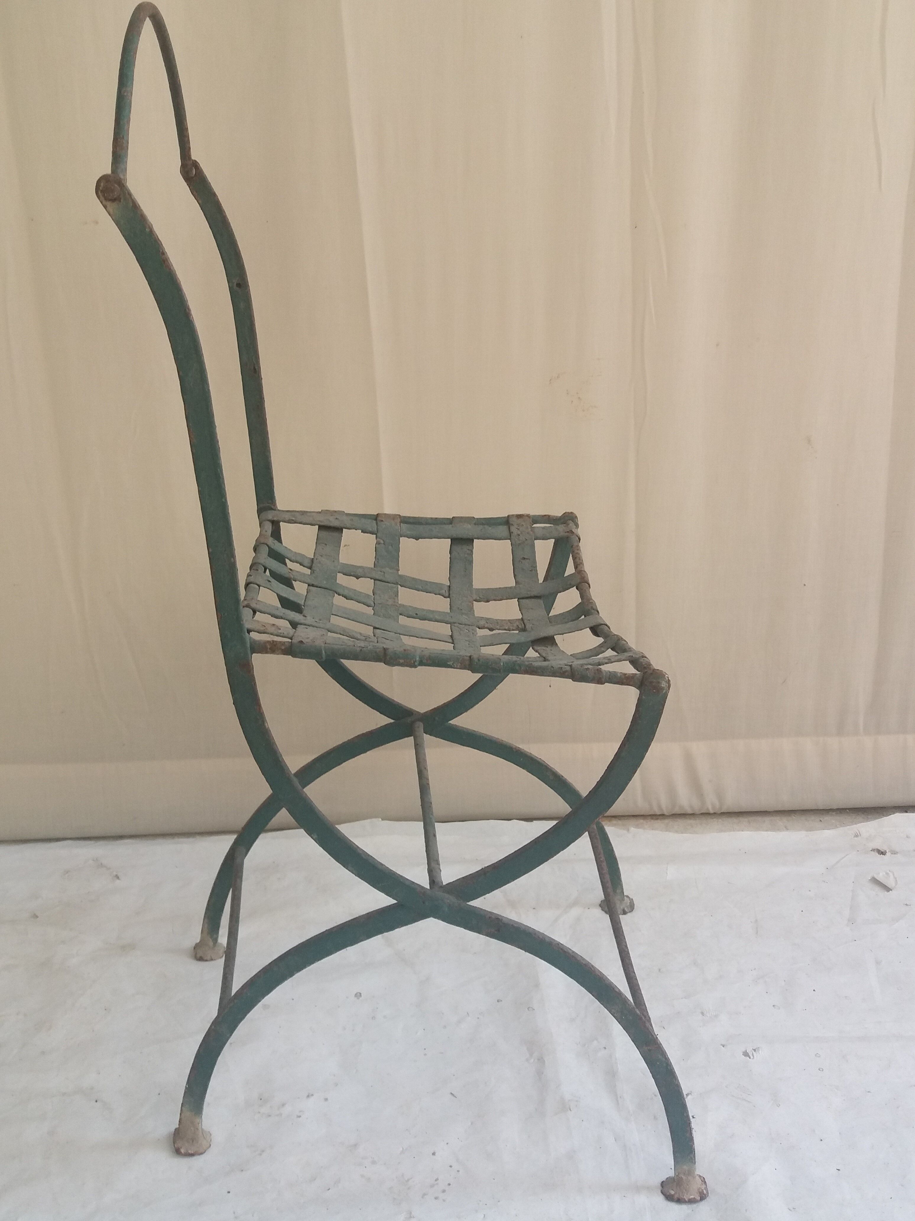 Old square chair