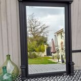 Beveled trumeau mirror