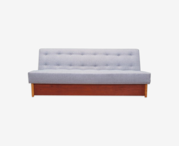 Grey folding sofa, Danish design, 1960s, production: Denmark
