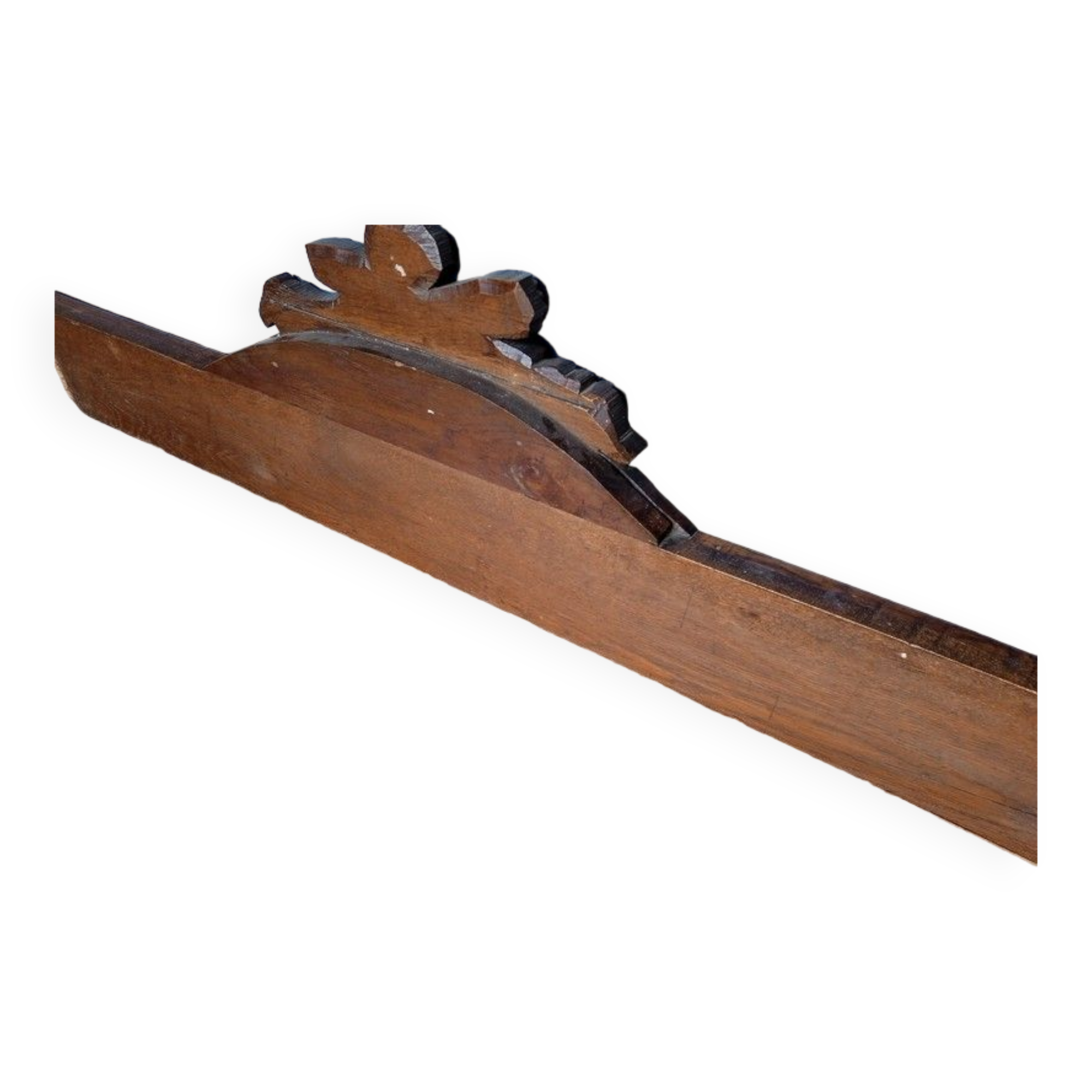 Fronton boiserie bois sculpté style Louis XVI ep XIXem