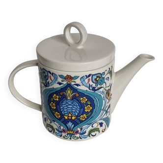 Vintage Villeroy & Boch Izmir Teapot 1973 - Porcelain Decorated with Oriental Motifs