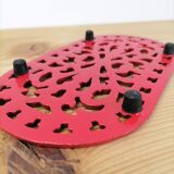 Vintage enamelled cast iron trifle