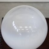 Vintage Rice Paper and Steel Lamp by Saskia Hübner, Italy, 2000s