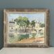 Old painting signed and dated September 1945