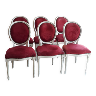 6 Louis XVI chairs