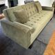 Sofa set nv gallery midnight bottle green velvet (convertible)