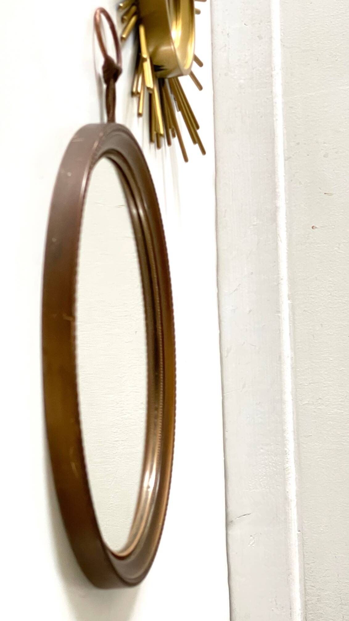 MIROIRS Dorés SOLEIL Vintage