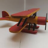 Wooden biplane seaplane