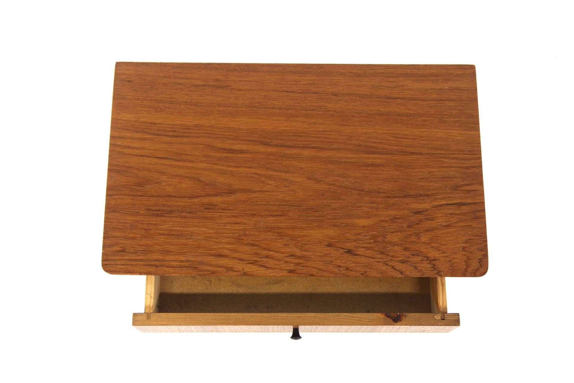 Scandinavian wall console in teak, Sweden, 1960.