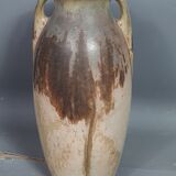 Denbac vase en grès flammé signé vers 1920/40 SB