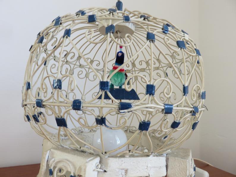 Lamp "bird cage" from the 50s and 60s