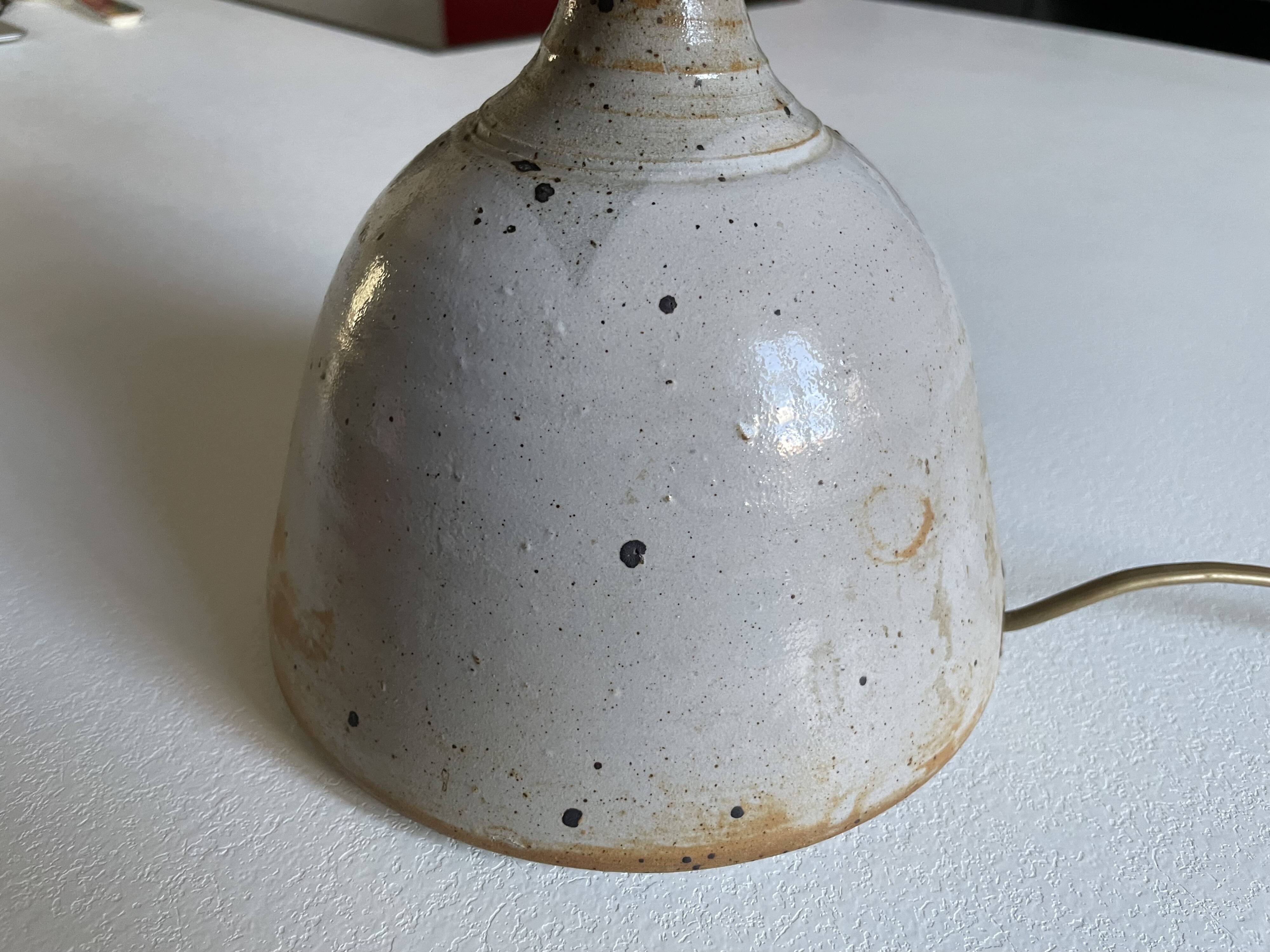 70s ceramic lamp