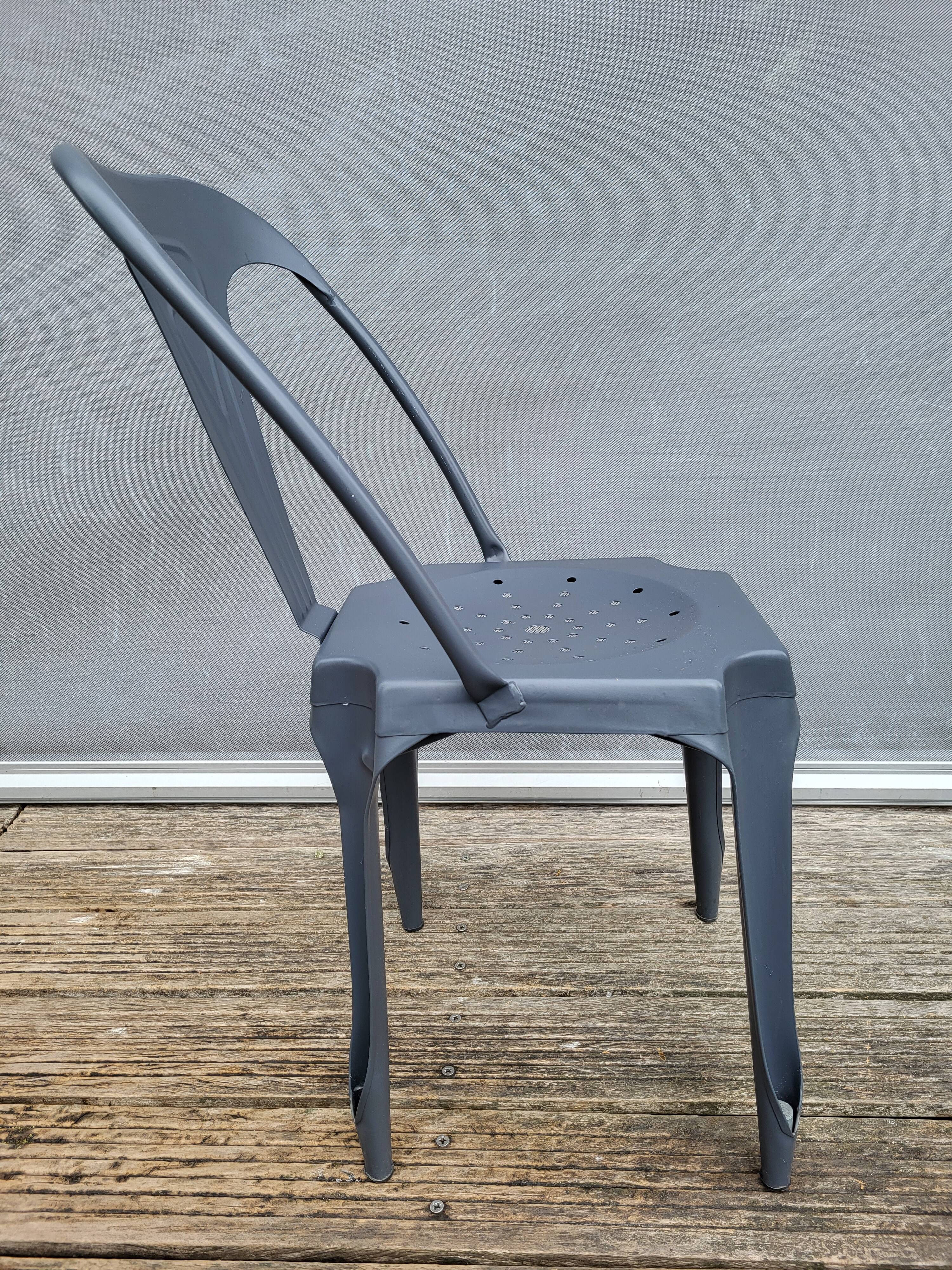 Chaise bistrot métal style 1930