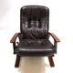 Westnofa The Panter leather lounge chair by Arnt Lande, 1970s