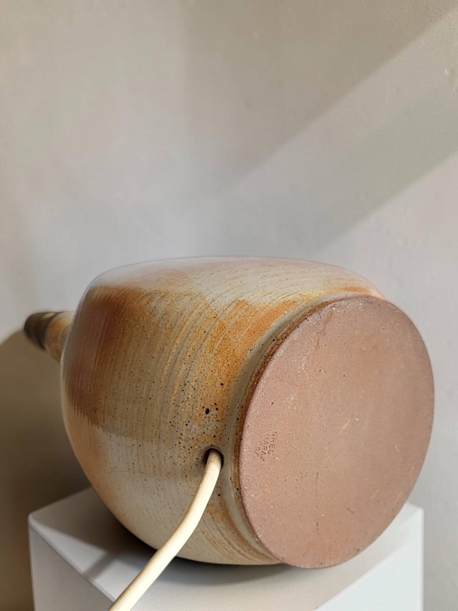 Lampe en grès du Marais 1960's