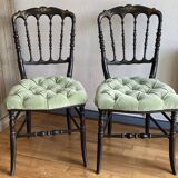 Paire de chaises Napoléon III