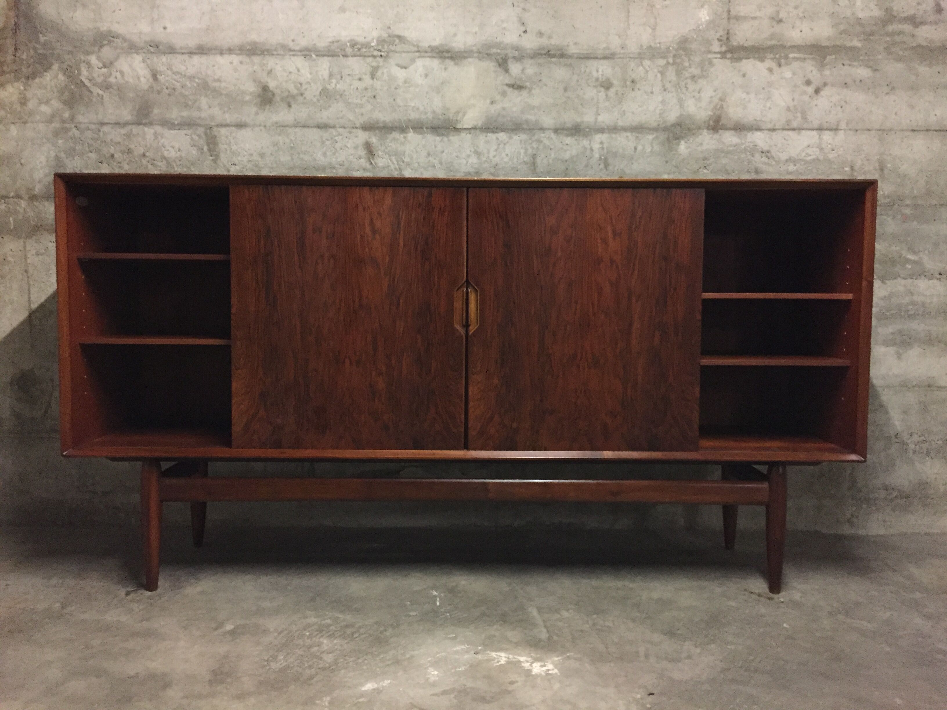 Danish rosewood highboard, 1960