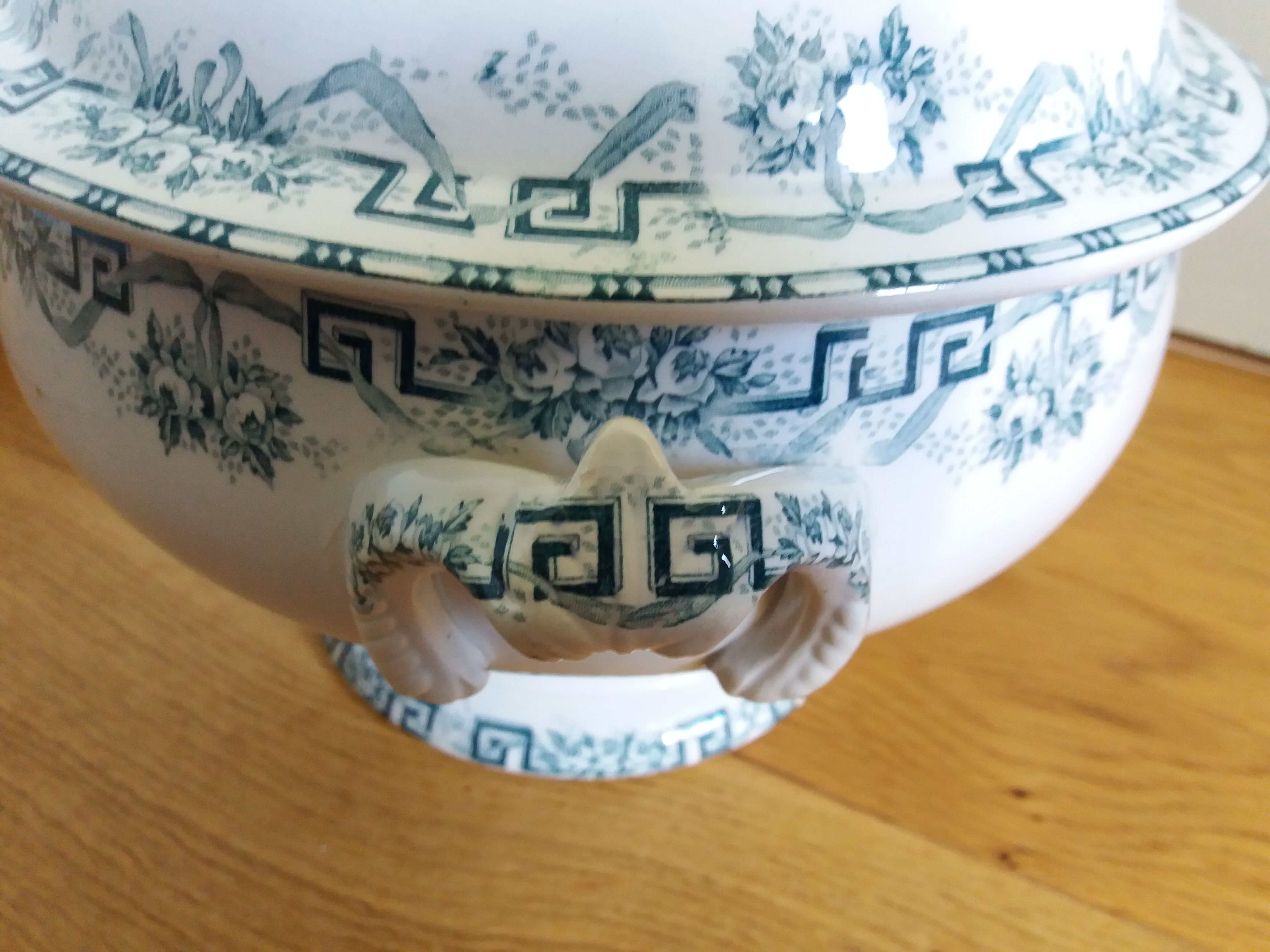 Iron Earth Soup Tureen Moulin des Loups and Hamage Athens Model