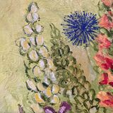 Still life with spring flowers, signed Jafé and dated on the back 1969