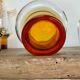 5 LUMINARC France glasses with amber feet