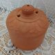 Terracotta butter dish with dome