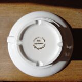 2 mugs and saucers in porcelain Colombia Vintage 1970s