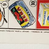 Vintage publicity teatowel